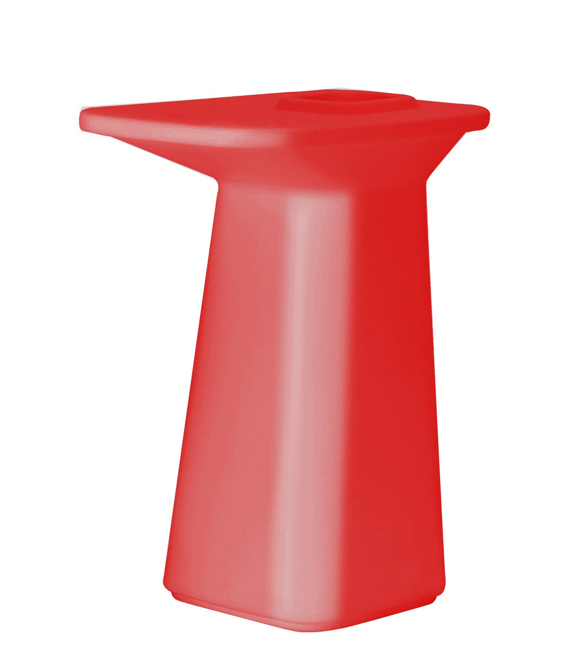 Table haute design NOMA Vondom laquée - rouge