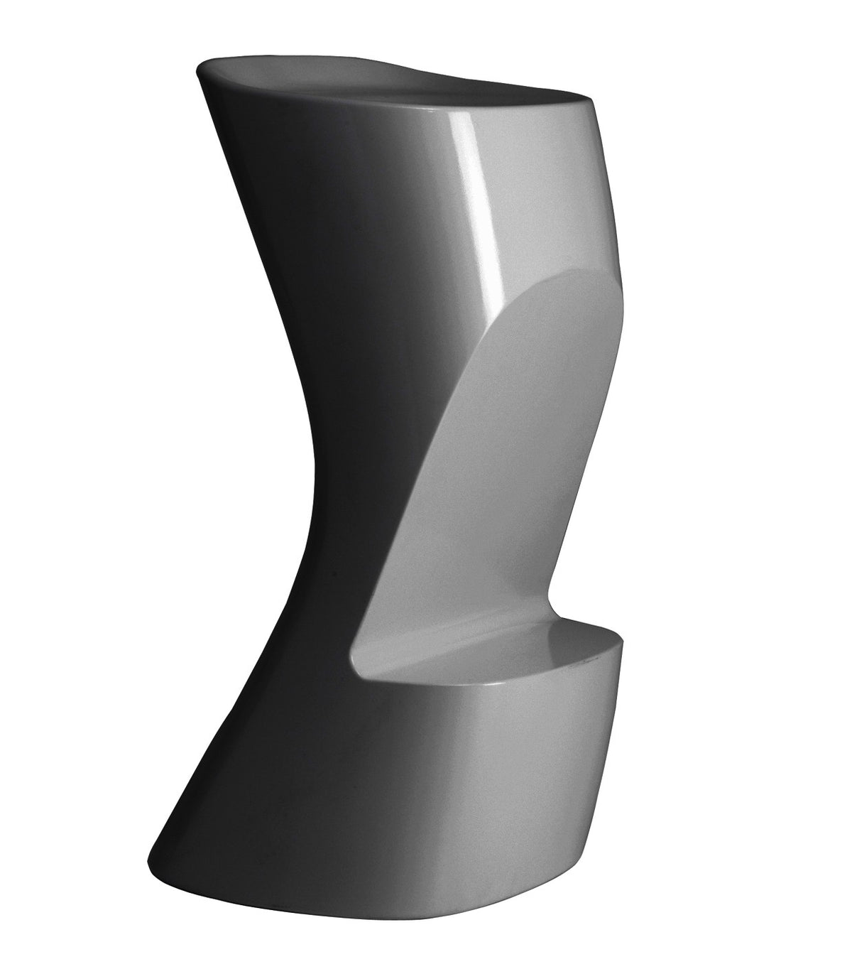 Noma tabouret bar Vondom finition laquée - gris anthracite