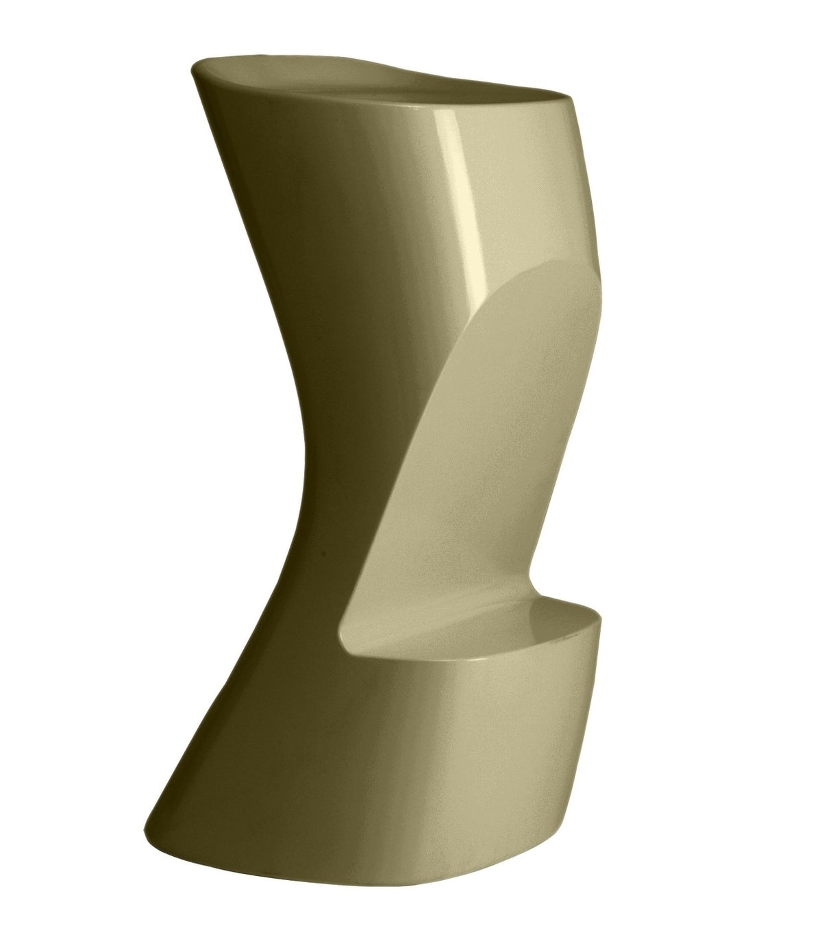 Noma tabouret bar Vondom finition laquée - khaki