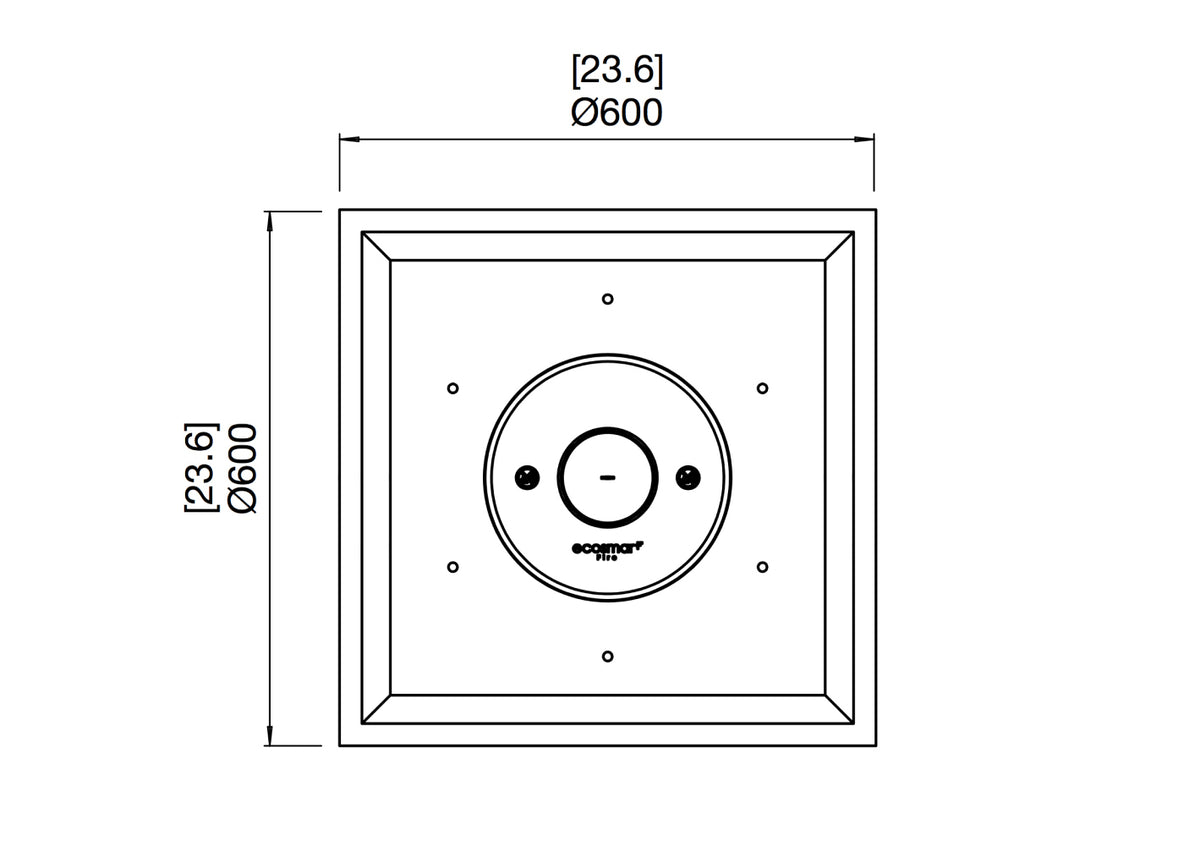 Nova 600 Fire Pit - EcoSmart Fire