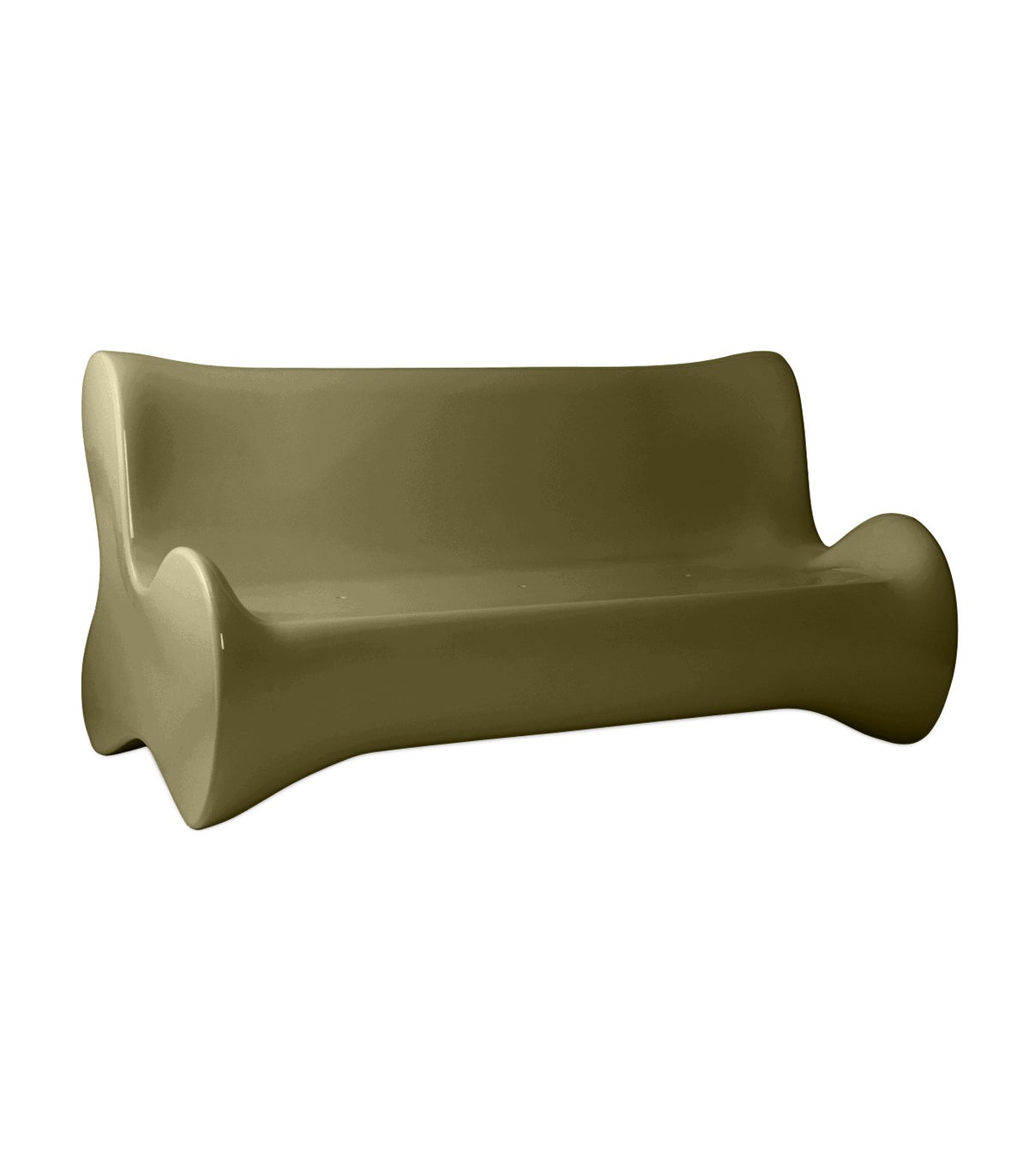 Sofa PAL laqué Vondom - khaki