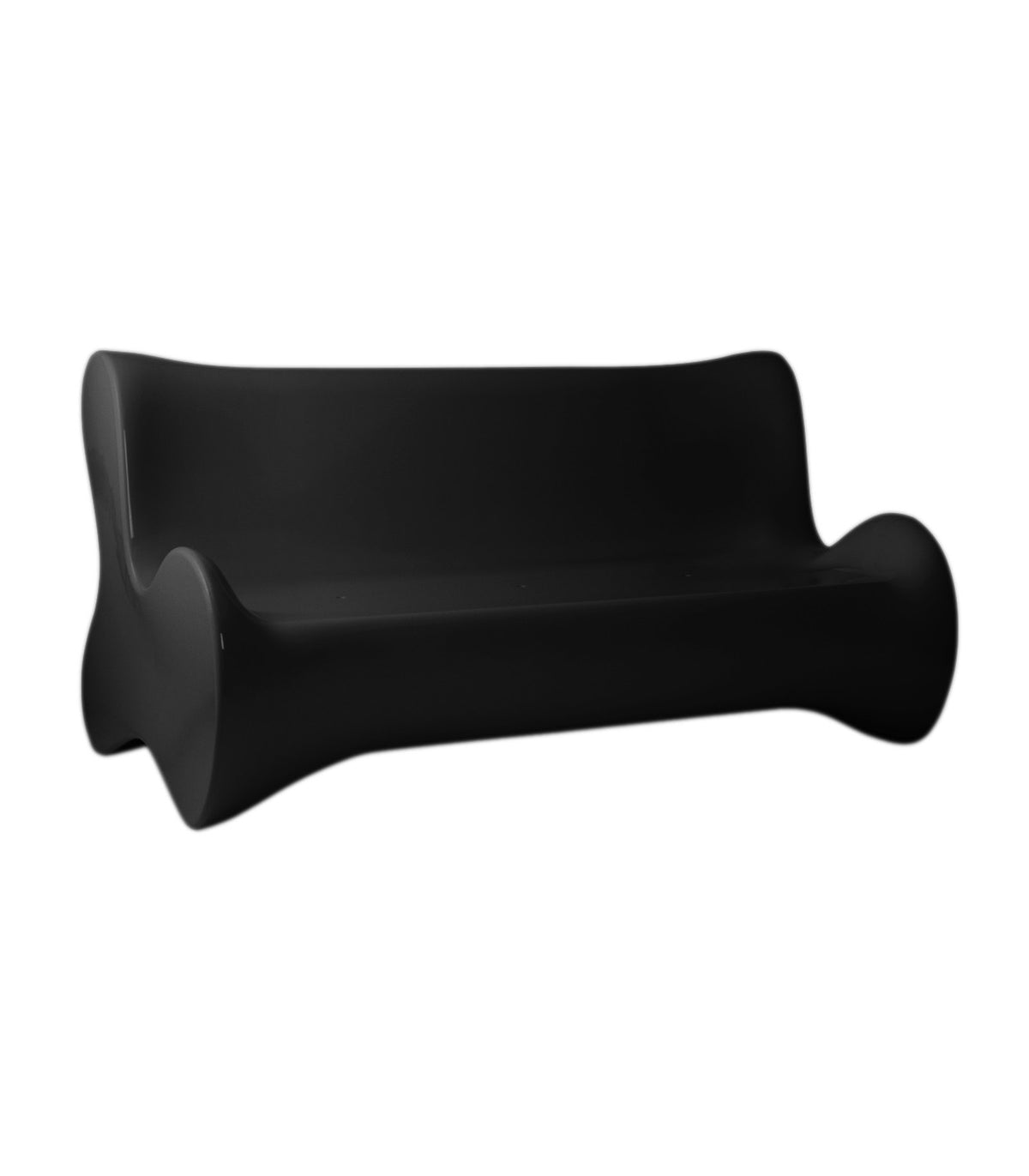 Canapé design PAL laqué Vondom - noir - black