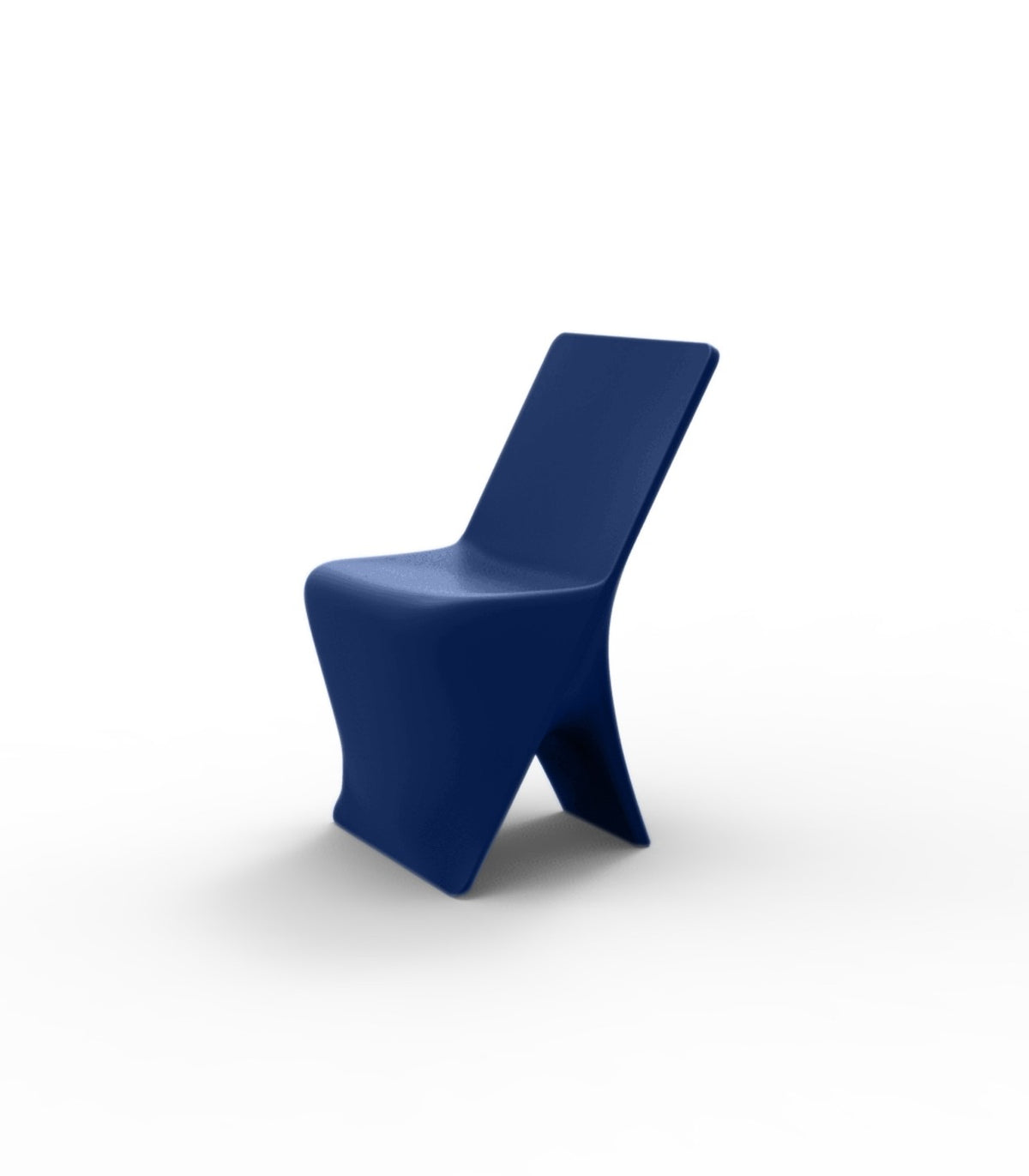 Chaise design bar restaurant PAL VONDOM - bleu