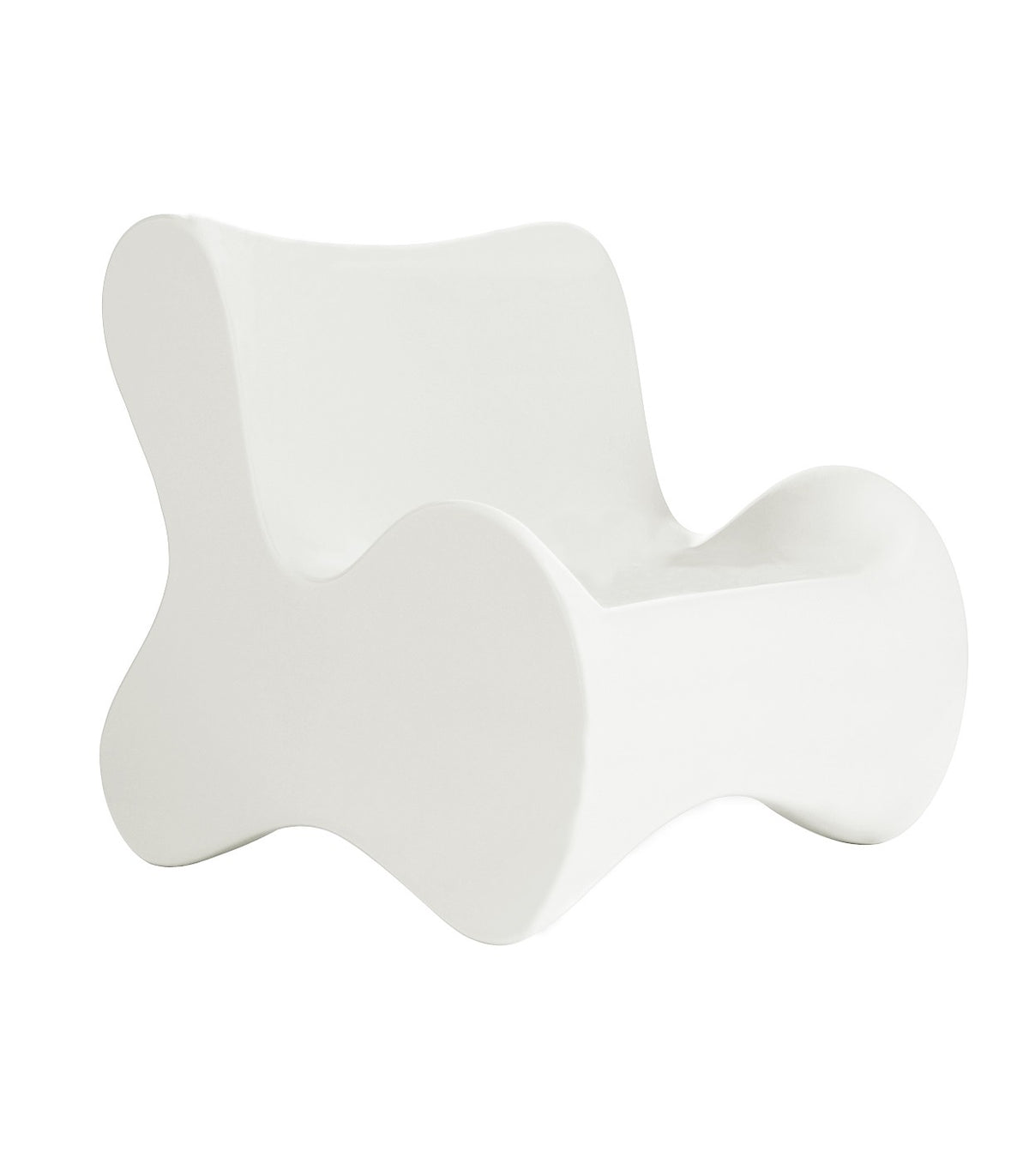 Fauteuil collection PAL Vondom - blanc - ice