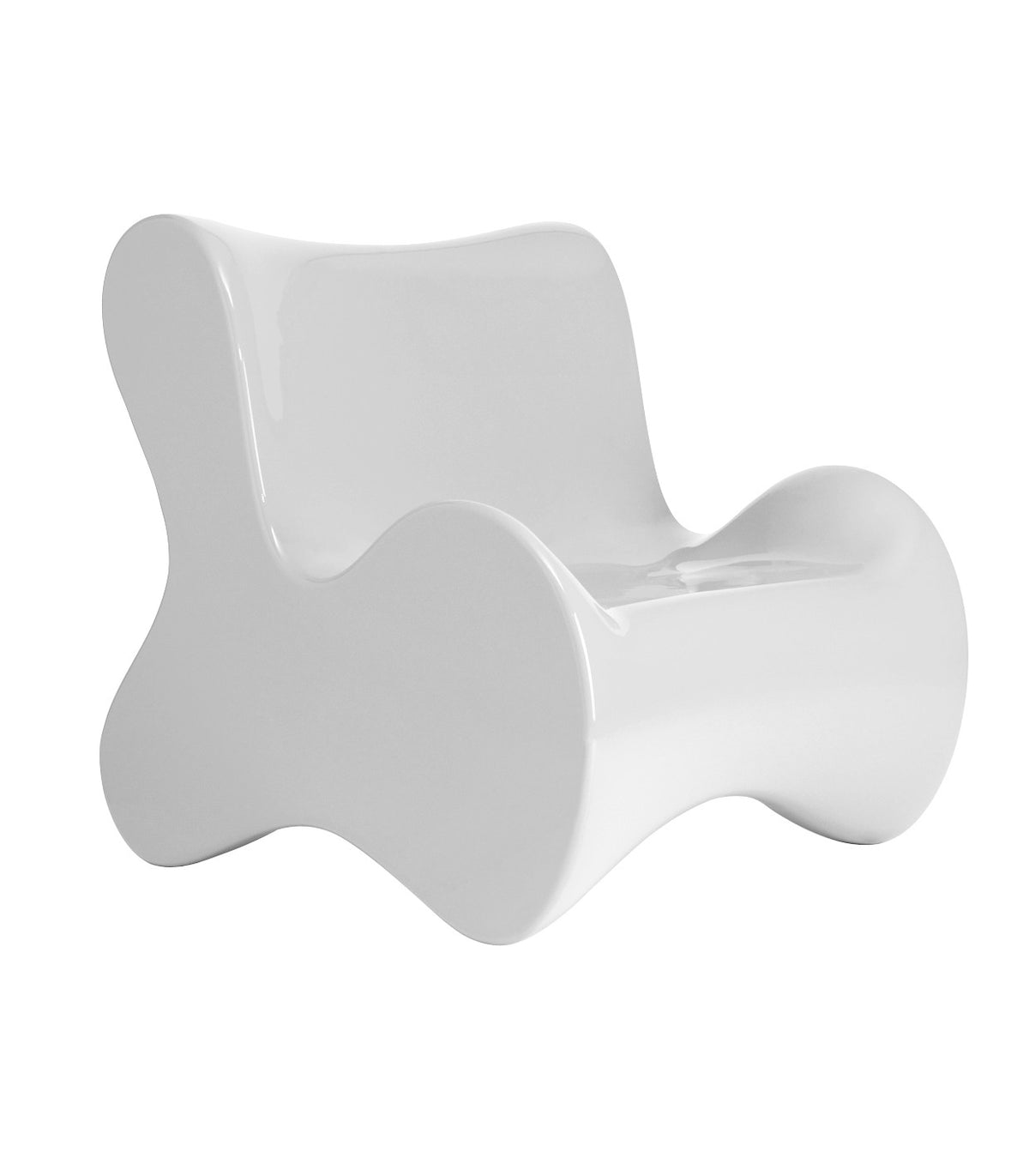 PAL Lacquered Armchair Vondom - White
