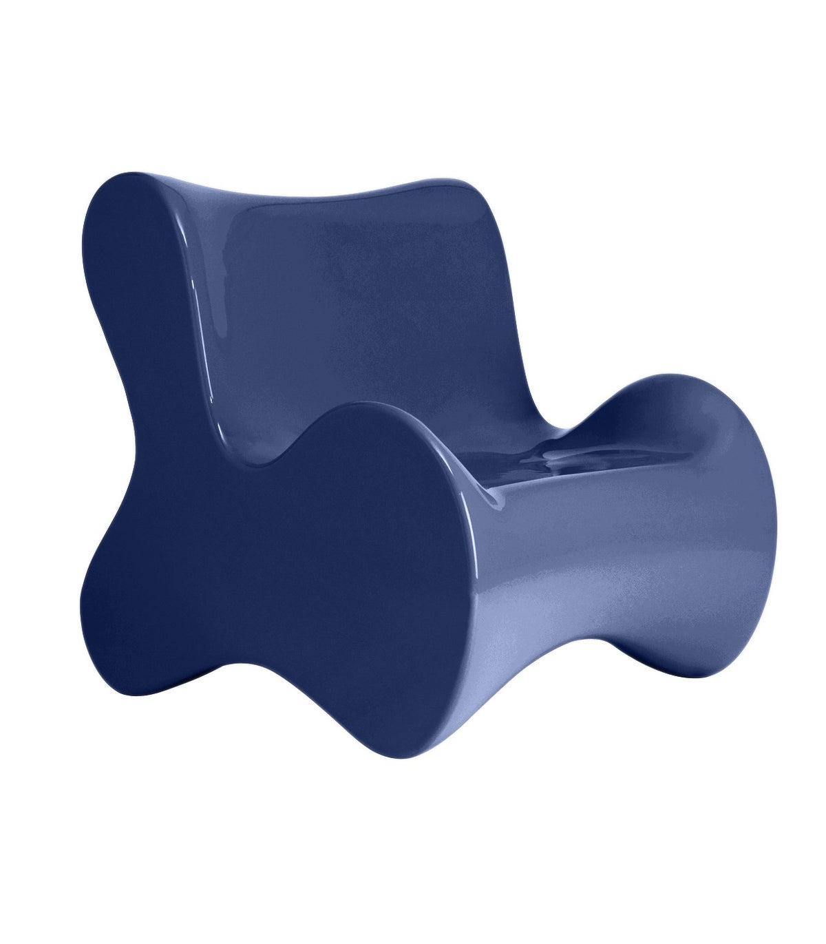 PAL Lacquered Armchair Vondom - Blue - Notte Blue