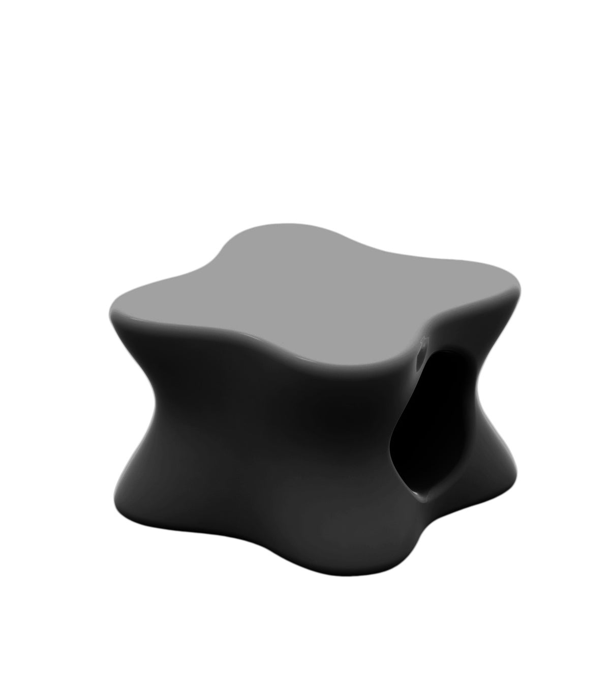 Table basse design laquée PAL VONDOM - anthracite