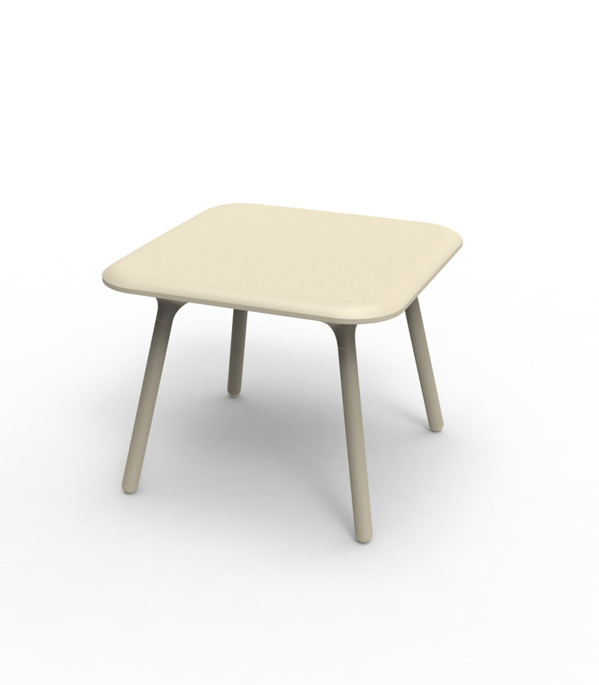 PAL Vondom Design Square Table - Ecru Lacquered