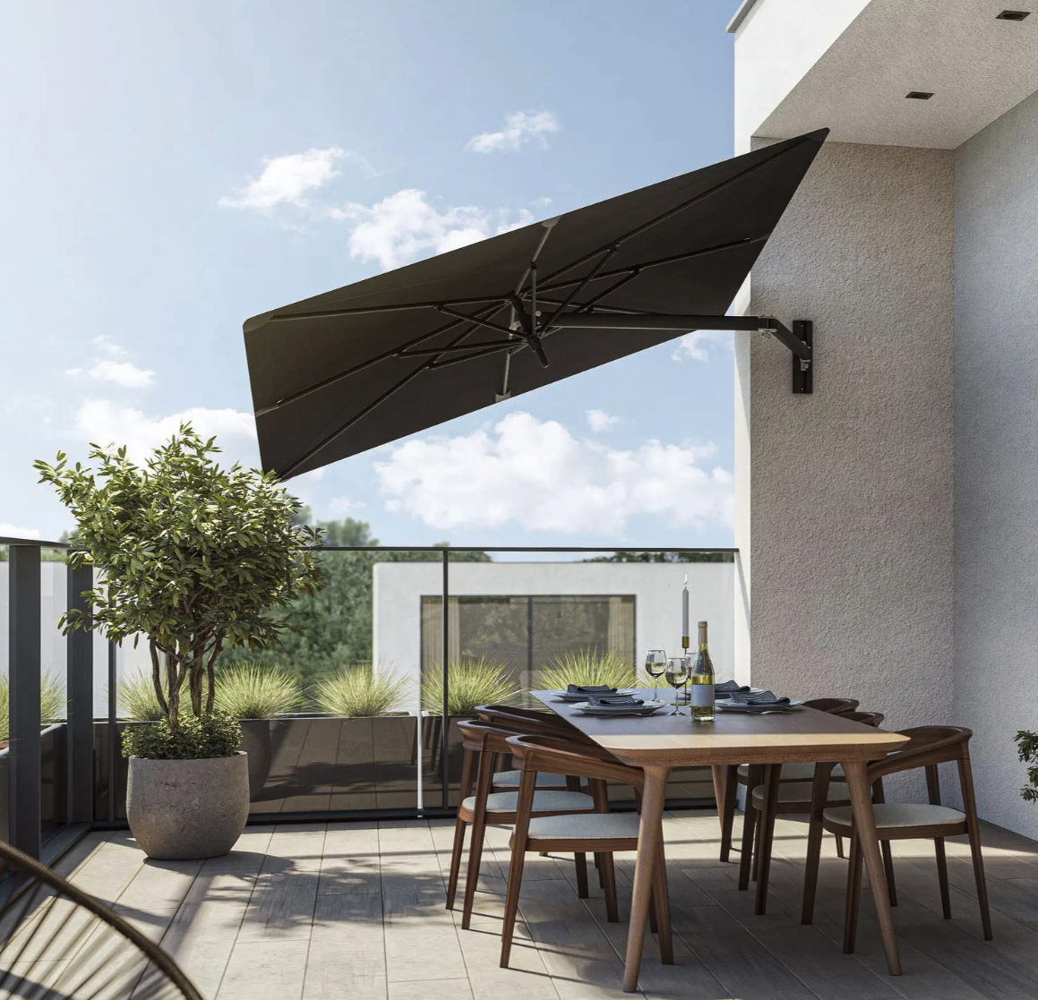 Tilting Balcony Parasol PARAFLEX 190 UMBROSA