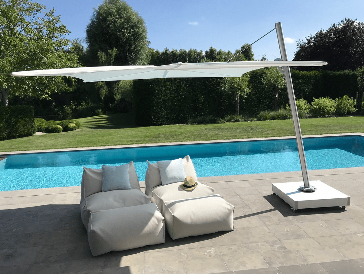 Parasol Excentré Vent Fort 250 x 250 Spectra Umbrosa