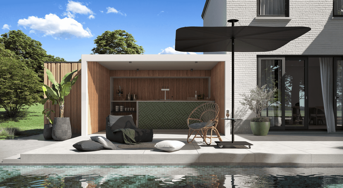 Umbrosa INFINA 250 Professional Aluminium Canvas Straight Parasol