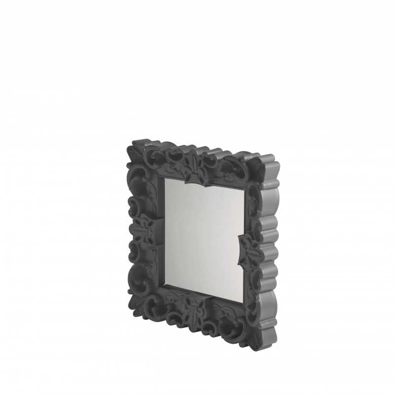 Petit Miroir Baroque Laqué - Mirror of Love S - Elephant Grey