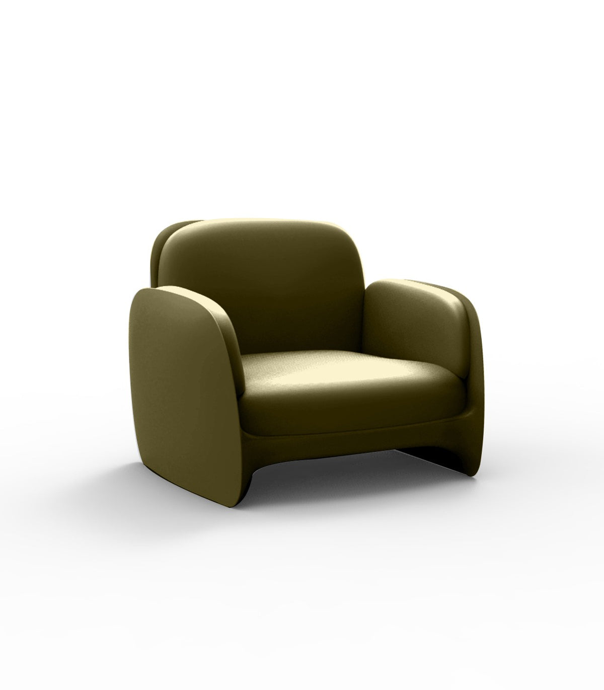 Fauteuil de Repas Pezzettina Vondom - kaki