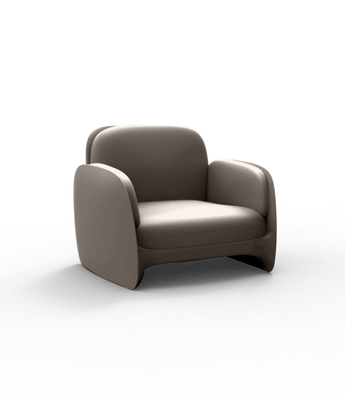 Fauteuil de Repas Pezzettina Vondom - taupe