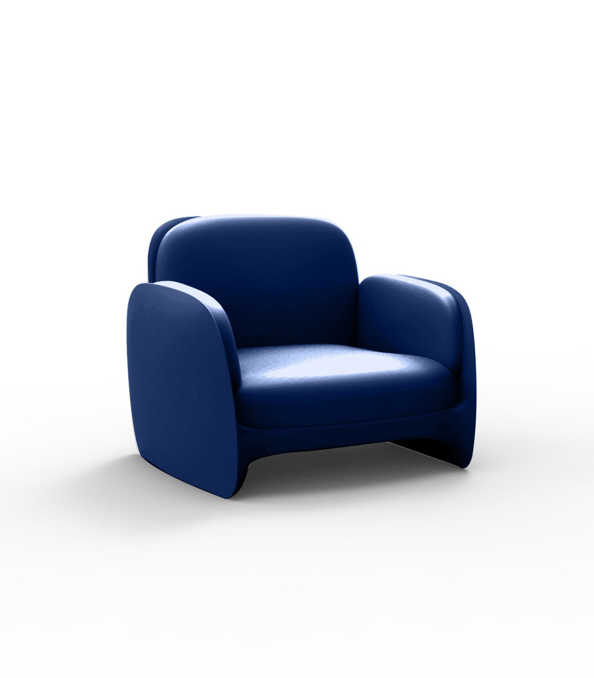 Fauteuil de Repas Pezzettina Vondom - bleu
