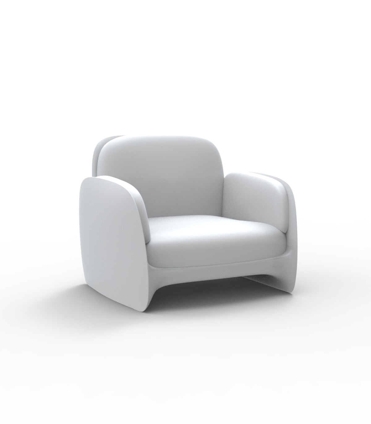 Fauteuil de Repas Pezzettina Vondom - blanc