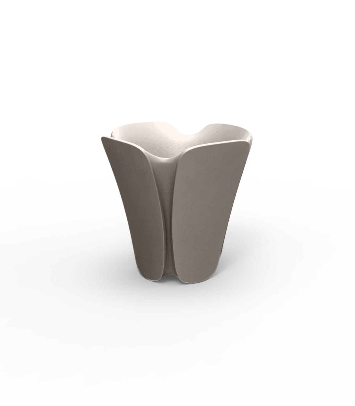 PEZZETTINA pot de fleurs design VONDOM - taupe