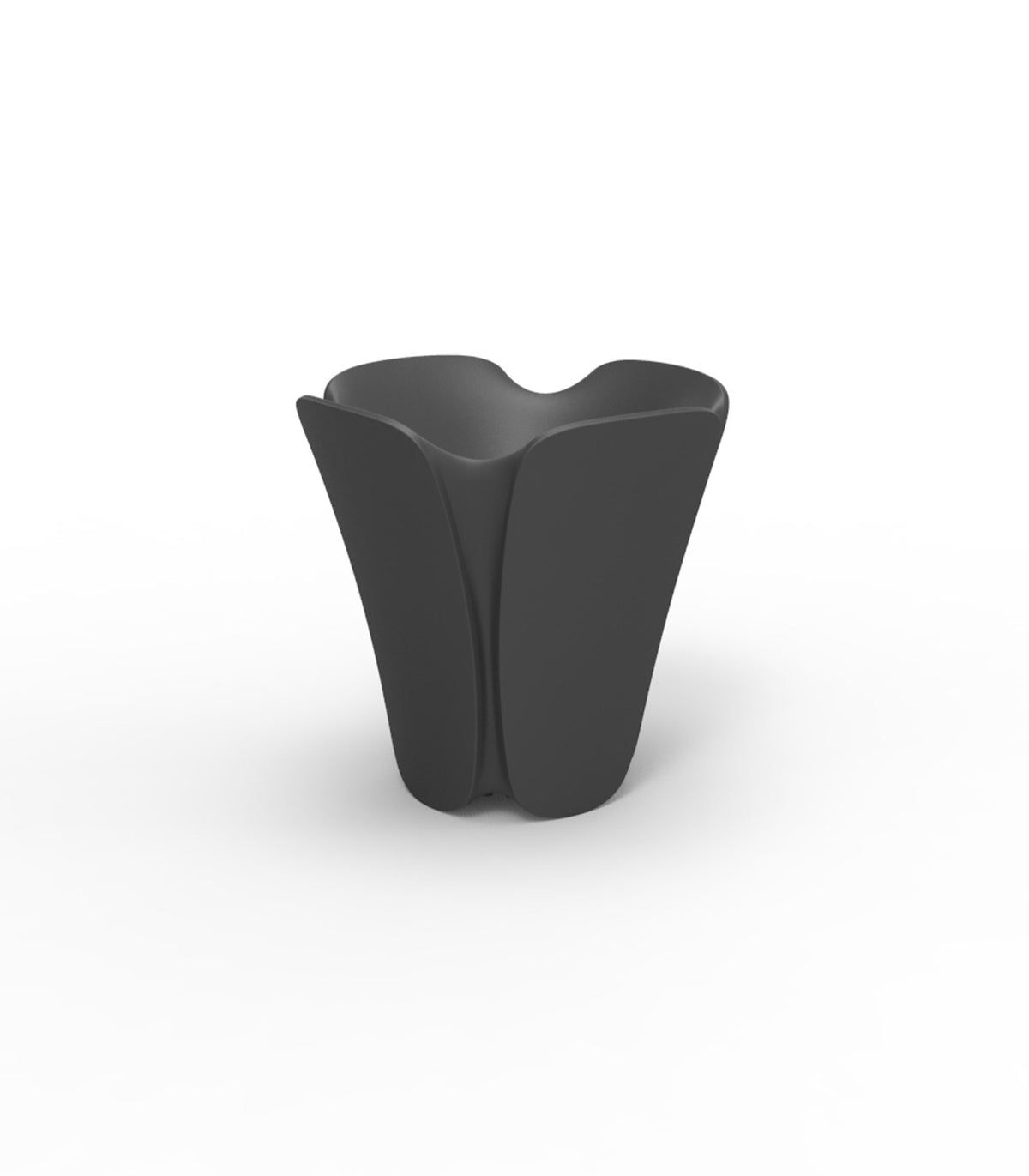PEZZETTINA design flower pot matt finish - Vondom - anthracite