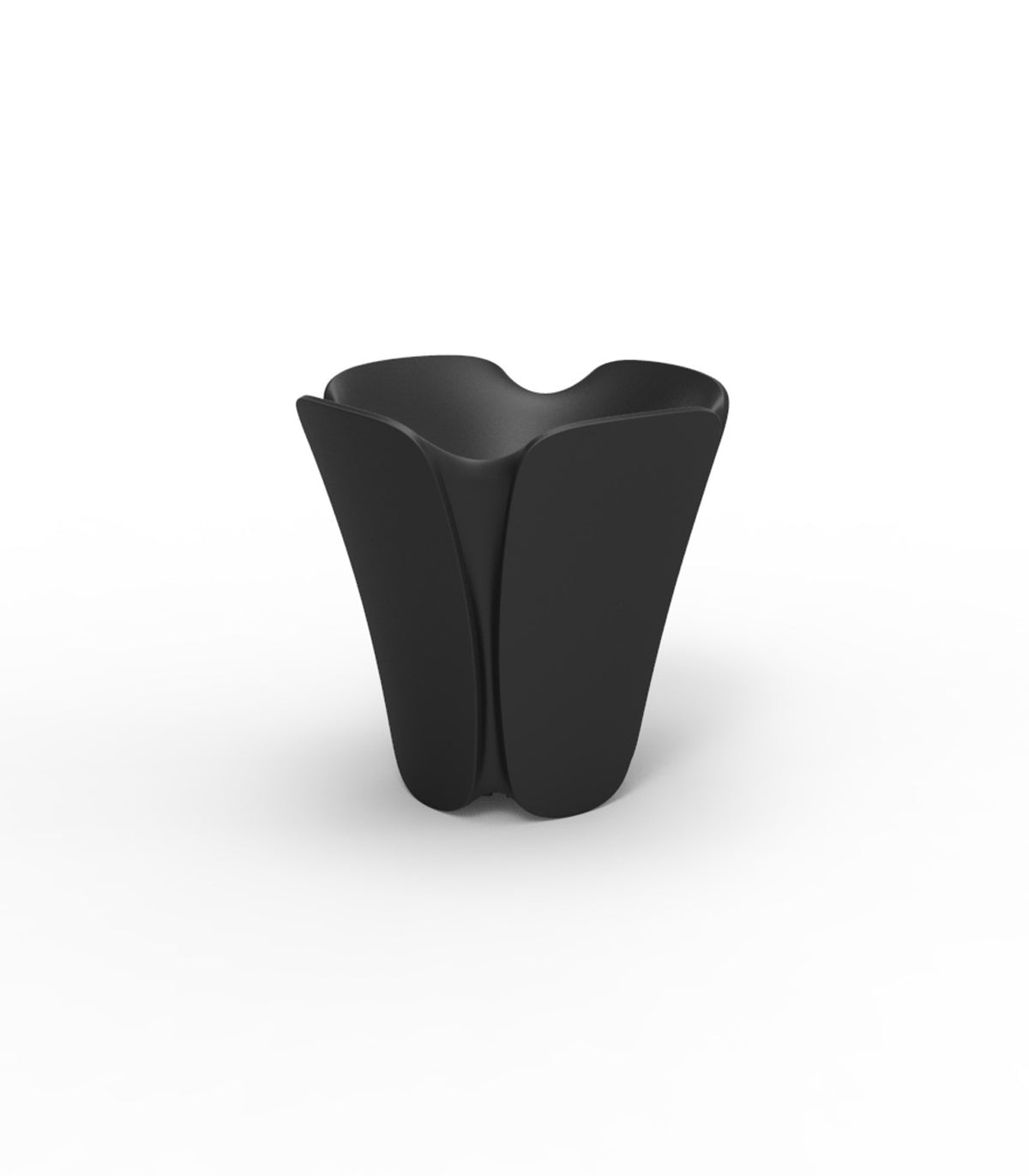 PEZZETTINA design flower pot matt finish - Vondom - black