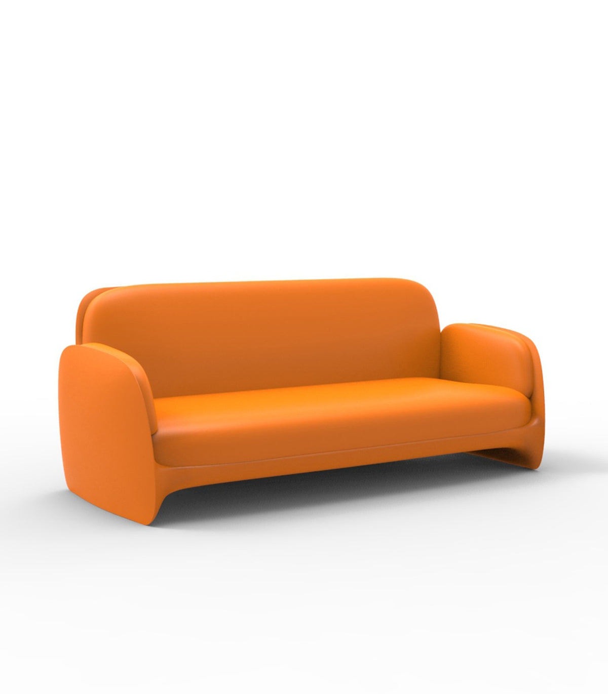 Canapé 2 places intérieur extérieur Pezzettina Vondom - orange