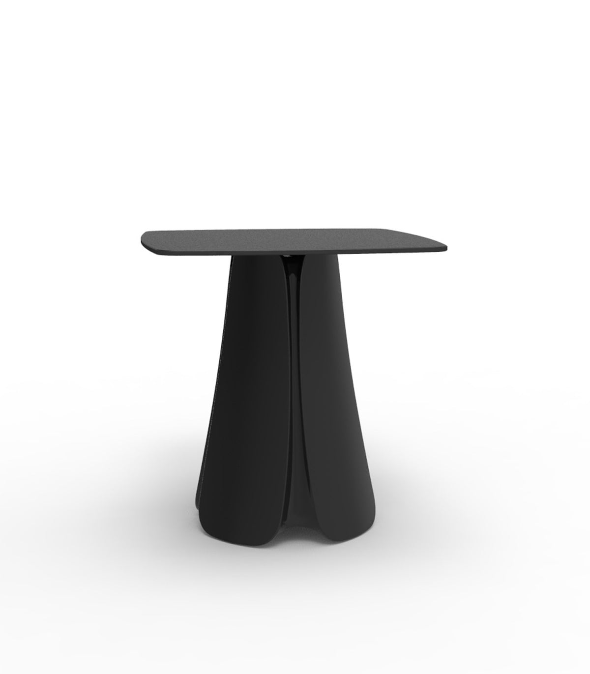 Table Vondom Pezzettina carrée - noir
