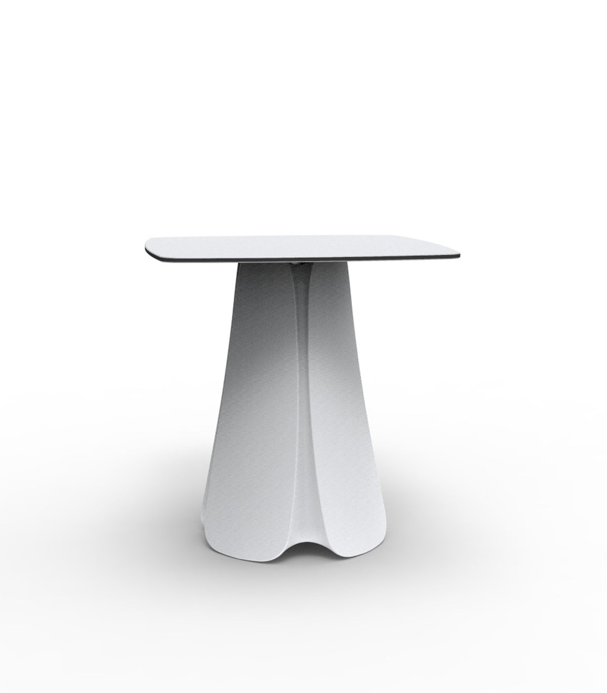 Table Vondom Pezzettina carrée - blanc
