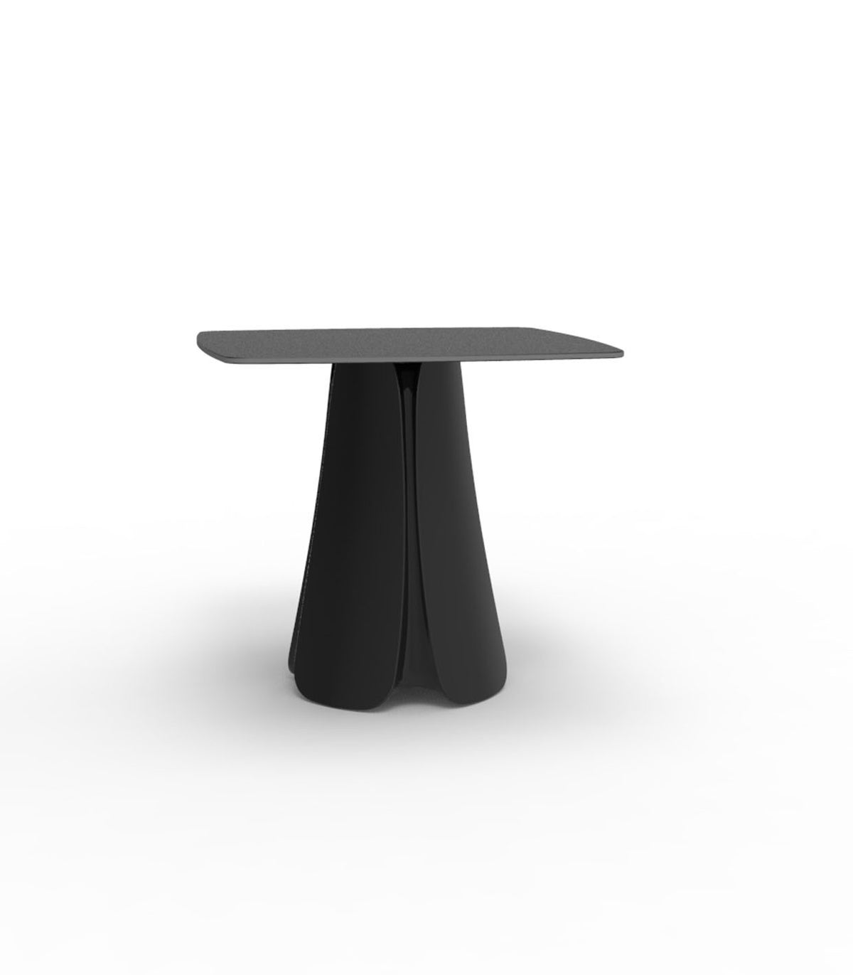 Table carrée design PEZZETTINA Vondom laquée - noir