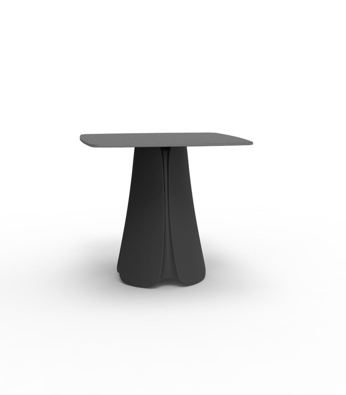 Table carrée design PEZZETTINA Vondom - anthracite