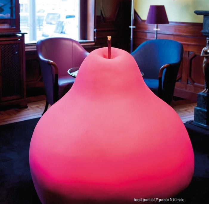 Indoor Pear Velvet Matte Painted Hot Magenta Rose Colour Lisa Pappon