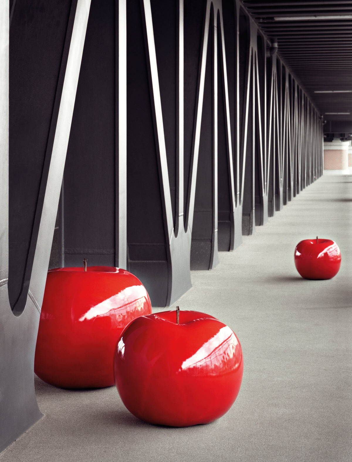 Apple Red Varnish Brilliant Outdoor by Bull & Stein and Lisa Pappon