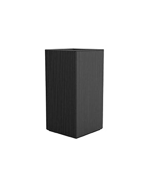 POT GATSBY CUBIC 90 cm - Grooved Square Planter large size