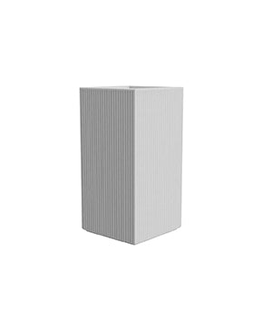 POT GATSBY CUBIC 90 cm - Grooved Square Planter large size