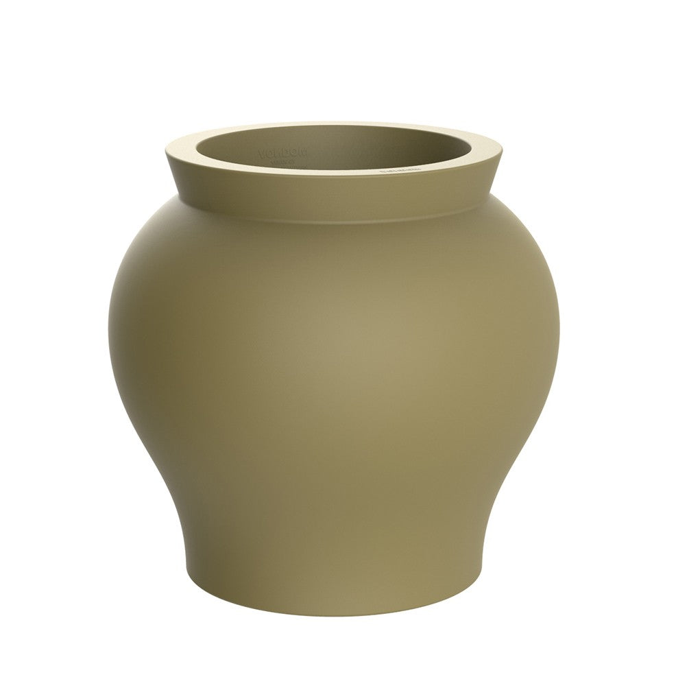 XL Flower Pot Curved Shape khaki