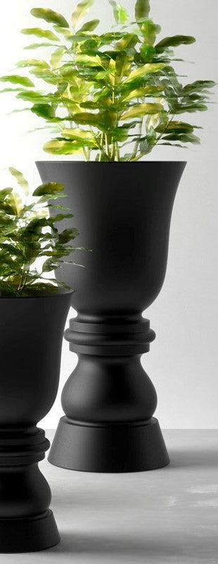 Pot de fleur forme pièce d'échec