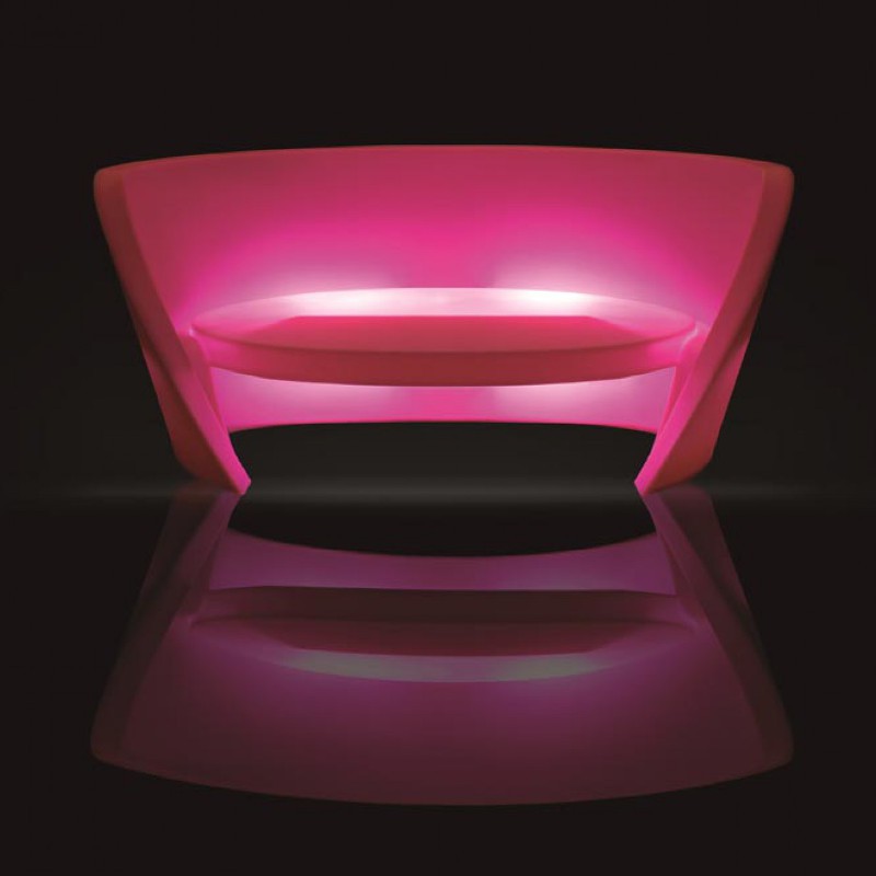 Rap - lighted Fuschia sofa - Slide Design