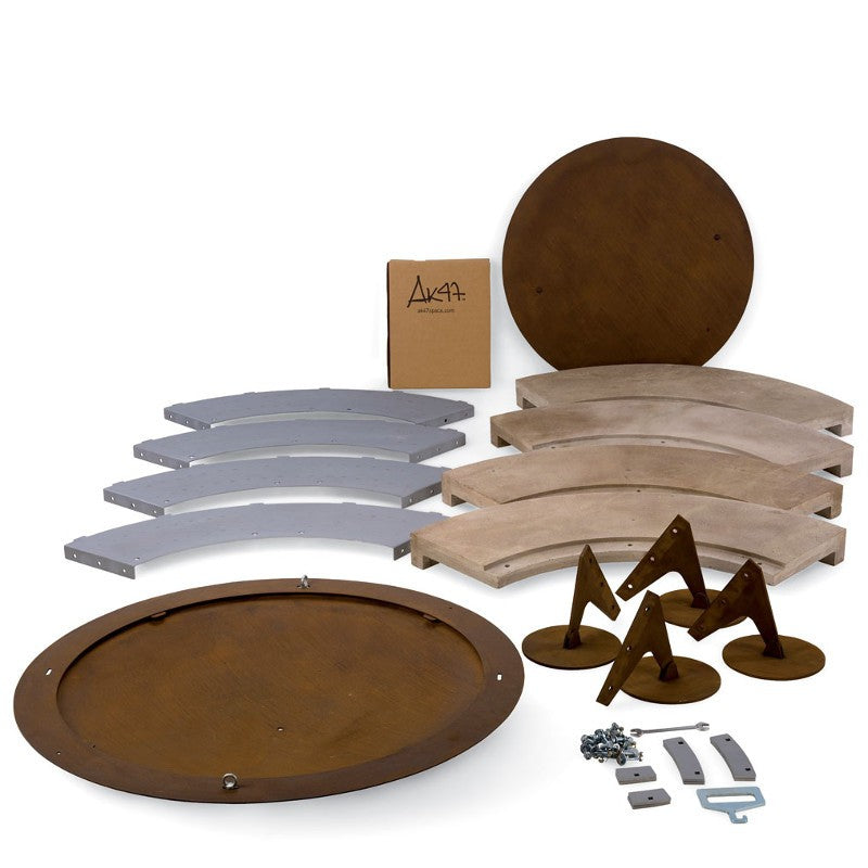 Kit - Rondo - Round Stone Outdoor Fire Pit - AK47