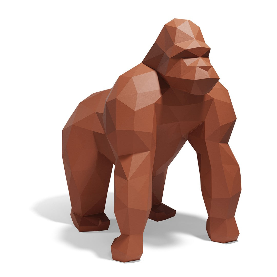 Grande statue de Jardin Gorille Saru Origami Vondom argile