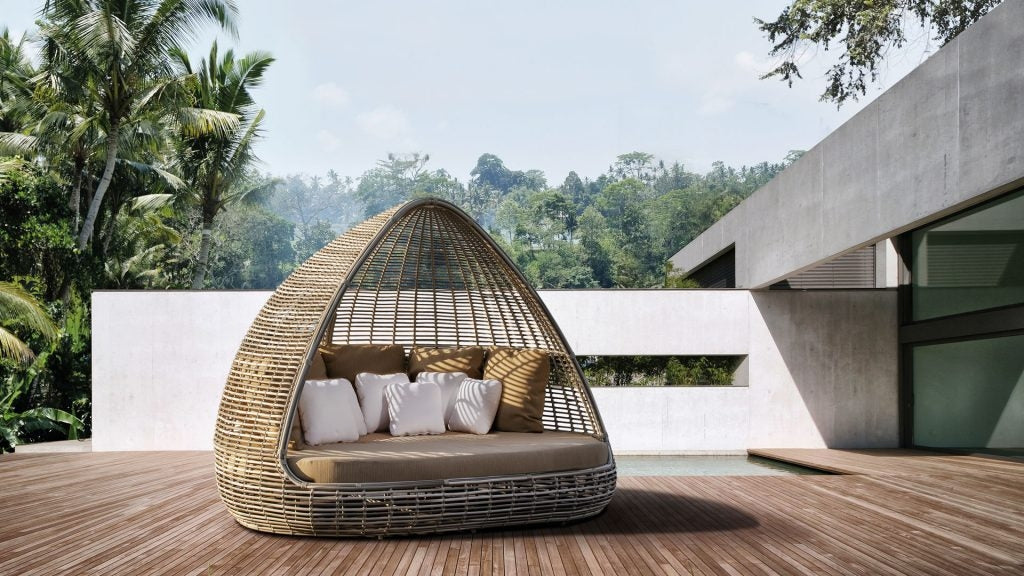 SHADE Daybed - Canapé extérieur aspect rotin