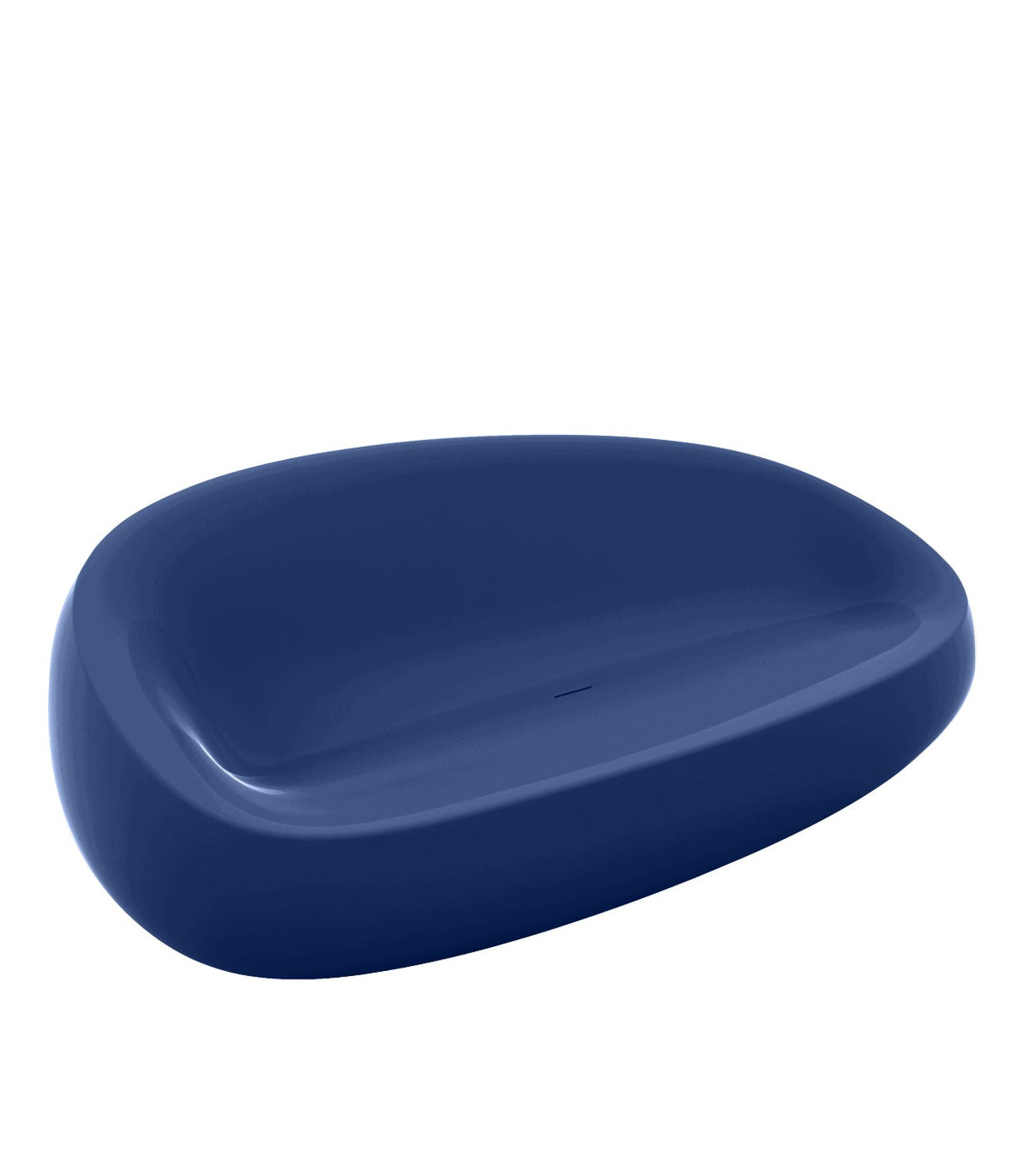 Canapé Design effet laqué STONE VONDOM - bleu