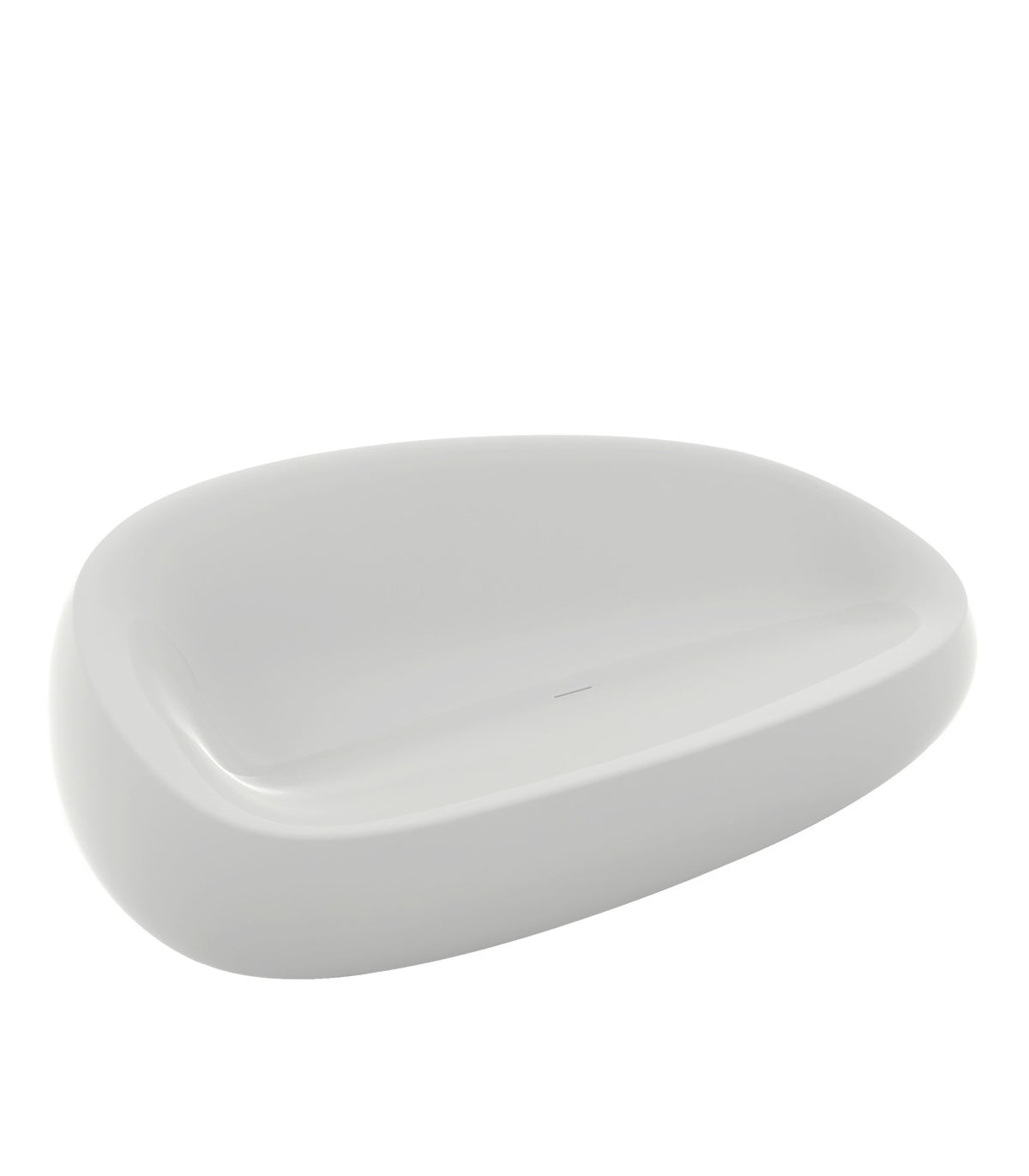Canapé Design effet laqué STONE VONDOM - blanc