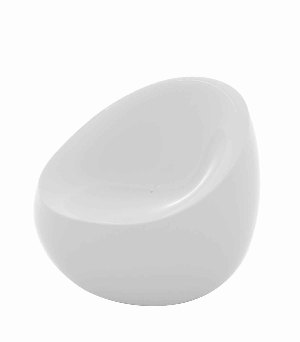 STONE design armchair - white lacquered finish - VONDOM
