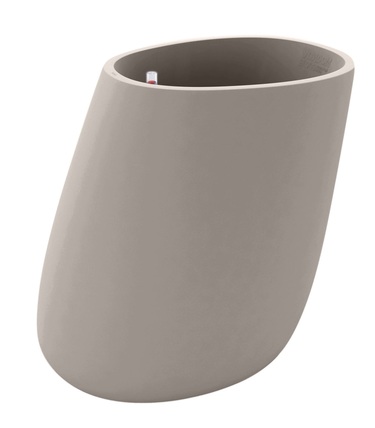 STONE lacquered flowerpot - Vondom - taupe