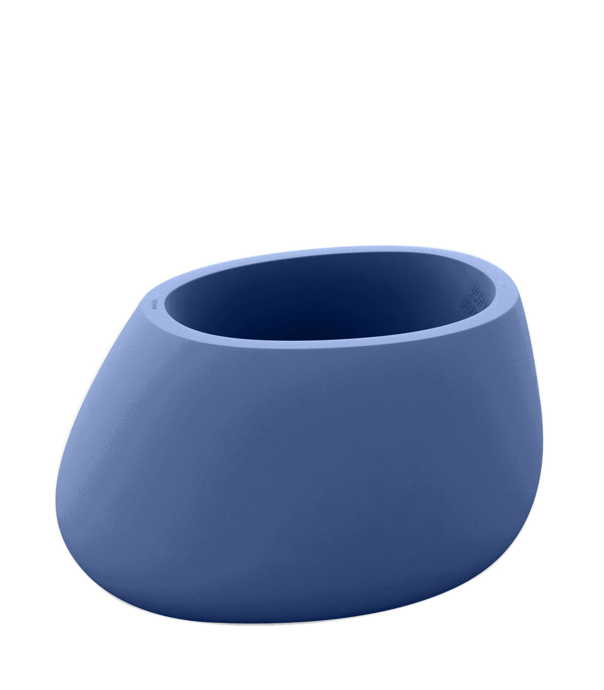 Pot de Fleurs Design Stone Finition Mate Vondom - bleu