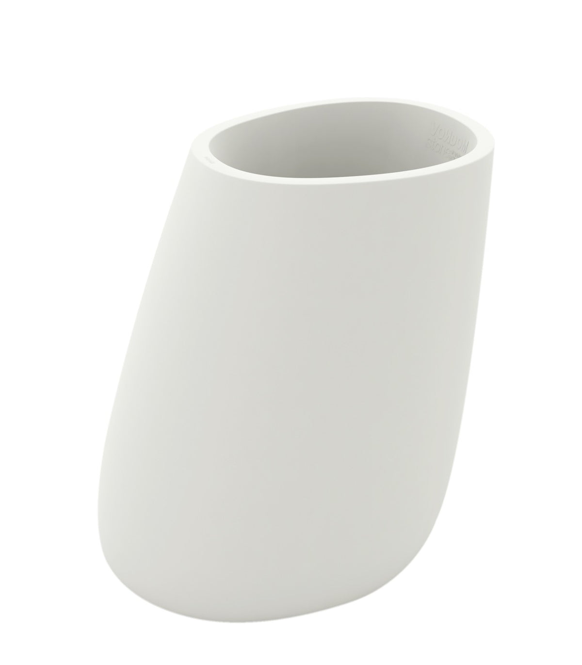 STONE pot de fleurs finition mate - blanc