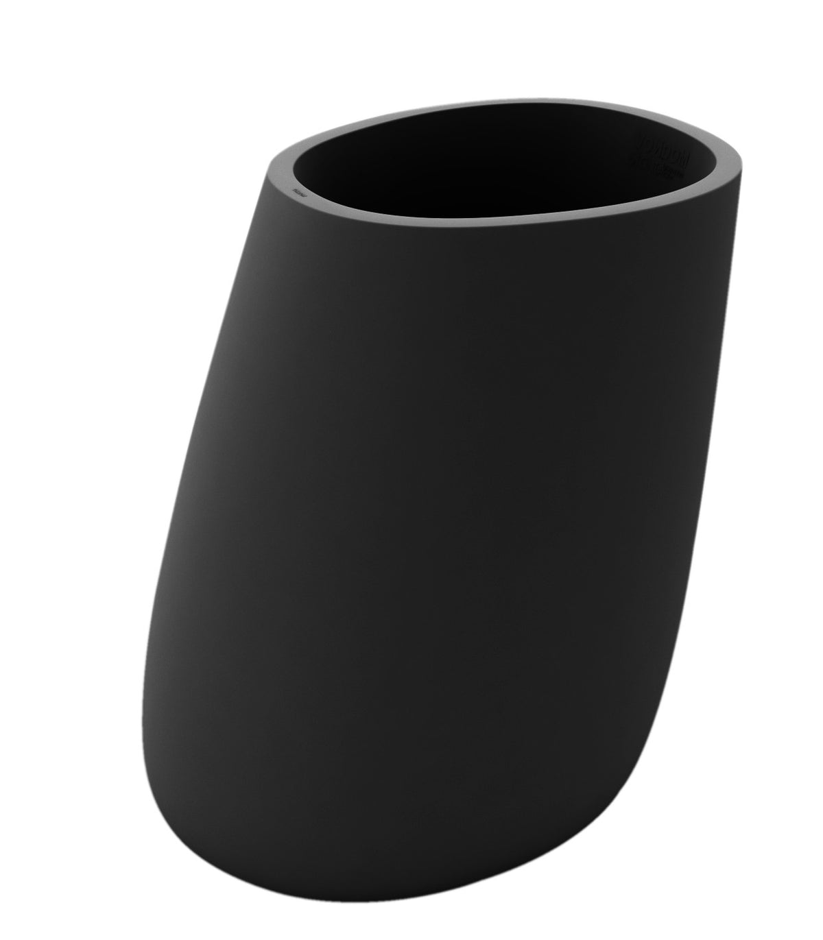 STONE pot de fleurs finition mate - anthracite