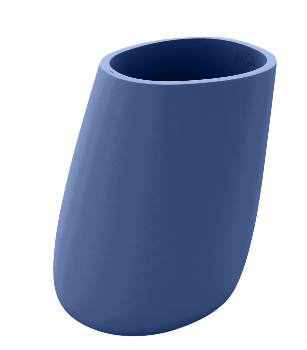 STONE pot de fleurs finition mate - bleu