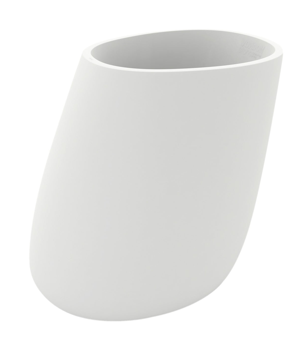 STONE pot de fleurs finition mate - blanc