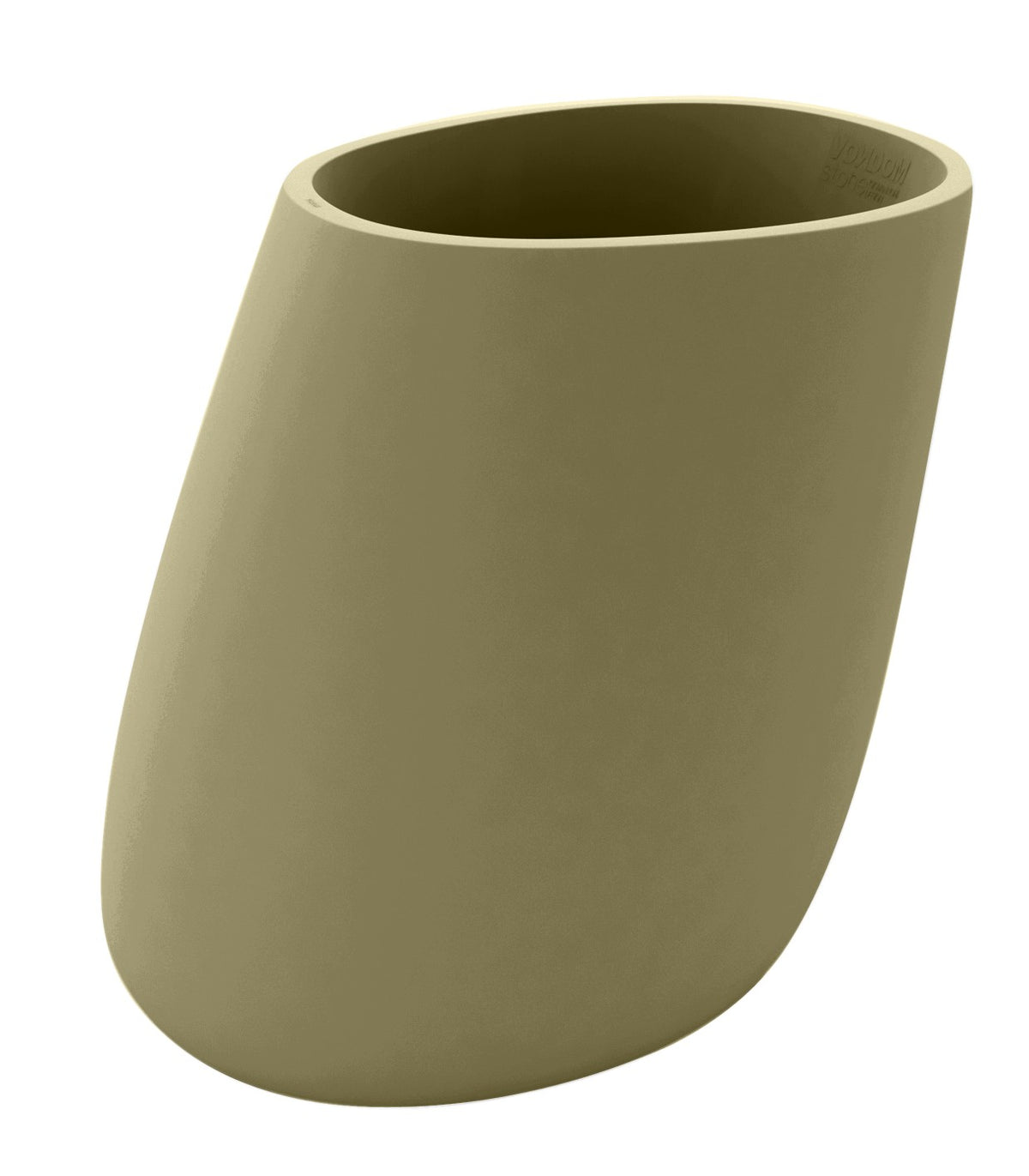STONE pot de fleurs finition mate - khaki
