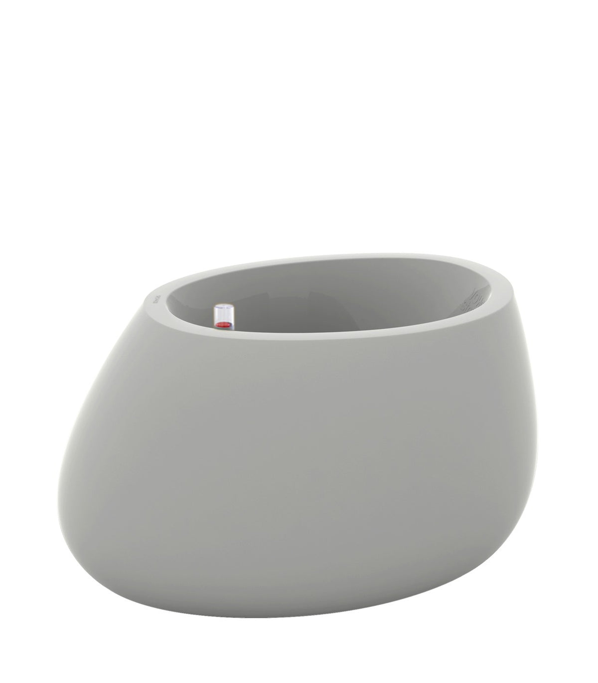 STONE design lacquered flowerpot Vondom - steel grey