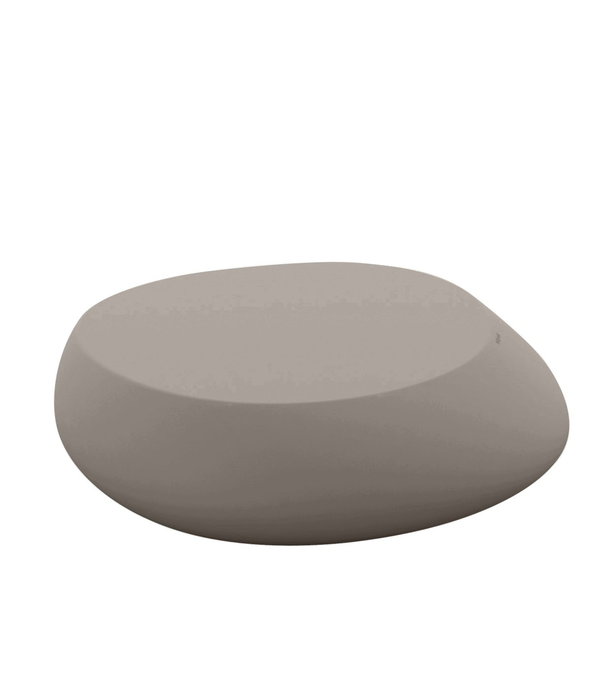 STONE lacquered design coffee table - VONDOM - taupe